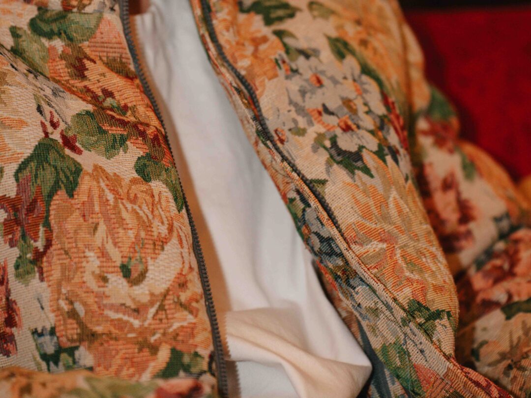 BOMBER GOBELIN FLOREAL